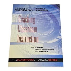 Coaching Classroom Instruction Marzano Simms Book Goal Strategies Teacher Growth
